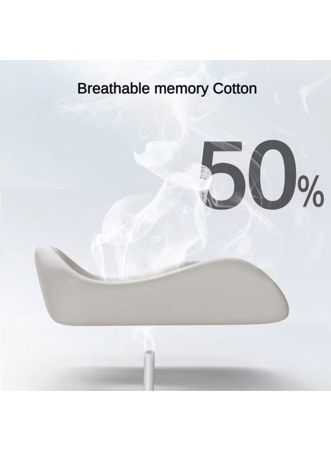 Ergonomic Memory Foam Seat Cushion with Tailbone Cutout – Slow Rebound High Density Orthopedic Sitting Pillow for Office Chair, Car Seat & Home Use – Pressure Relief Coccyx Support Cushion, Black (45x42x13 cm) - Image 3